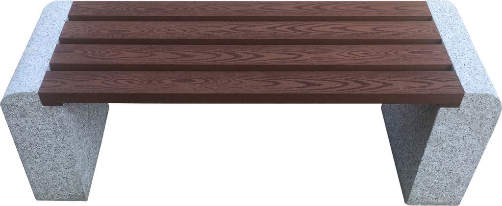 A product shot of a garden bench.