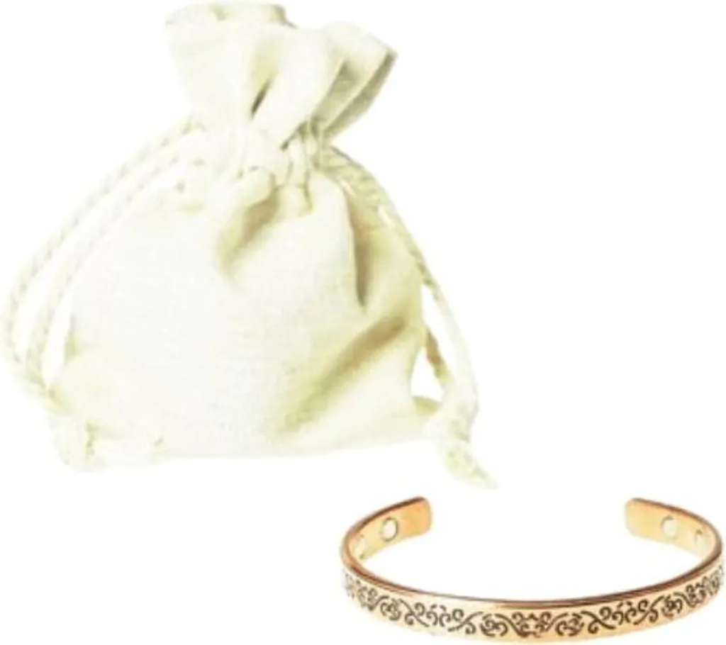 WAVE Orient Bracelet Magnétique en Cuivre Pur pour Homme et Femme