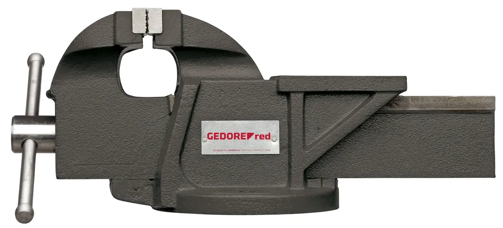 Étau de serrage robuste 125mm GEDORE red R93800125 fixe stabilité 17kg