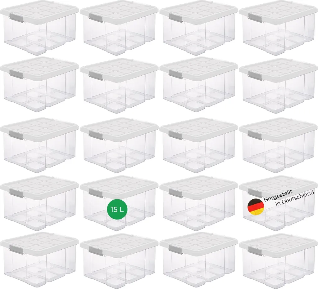 Novaliv Scatole Plastica 15L BPA Free: Ordine Perfetto in Cameretta