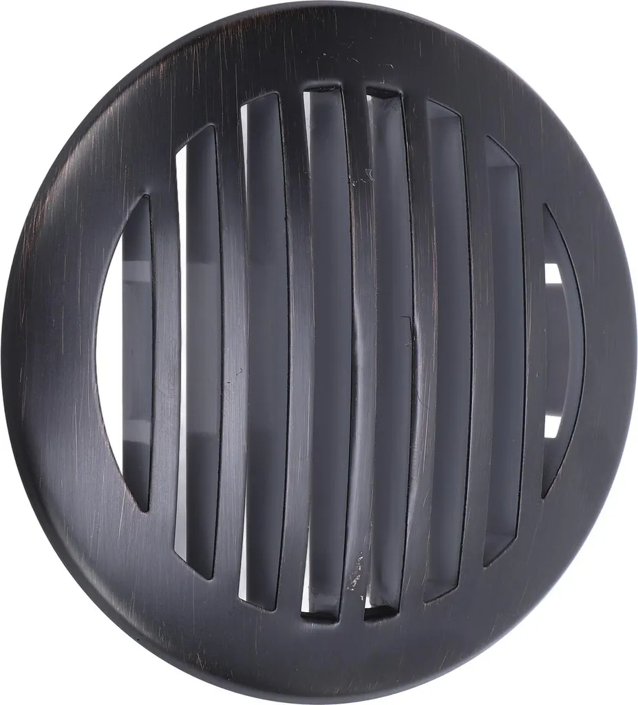 Grille d'aération 76mm inox 316 noir pour bateau et camping-car lot de 4