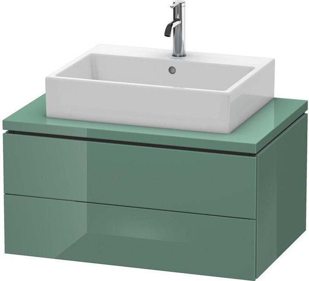 Duravit L-Cube Waschtischunterbau für Konsole, wandhängend, 2 Schubkästen, 820x400x547mm, LC581708484