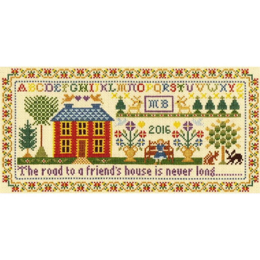 Set Punto Croce Bothy Threads La Casa di un Amico XS1 - Kit Completo 30x15