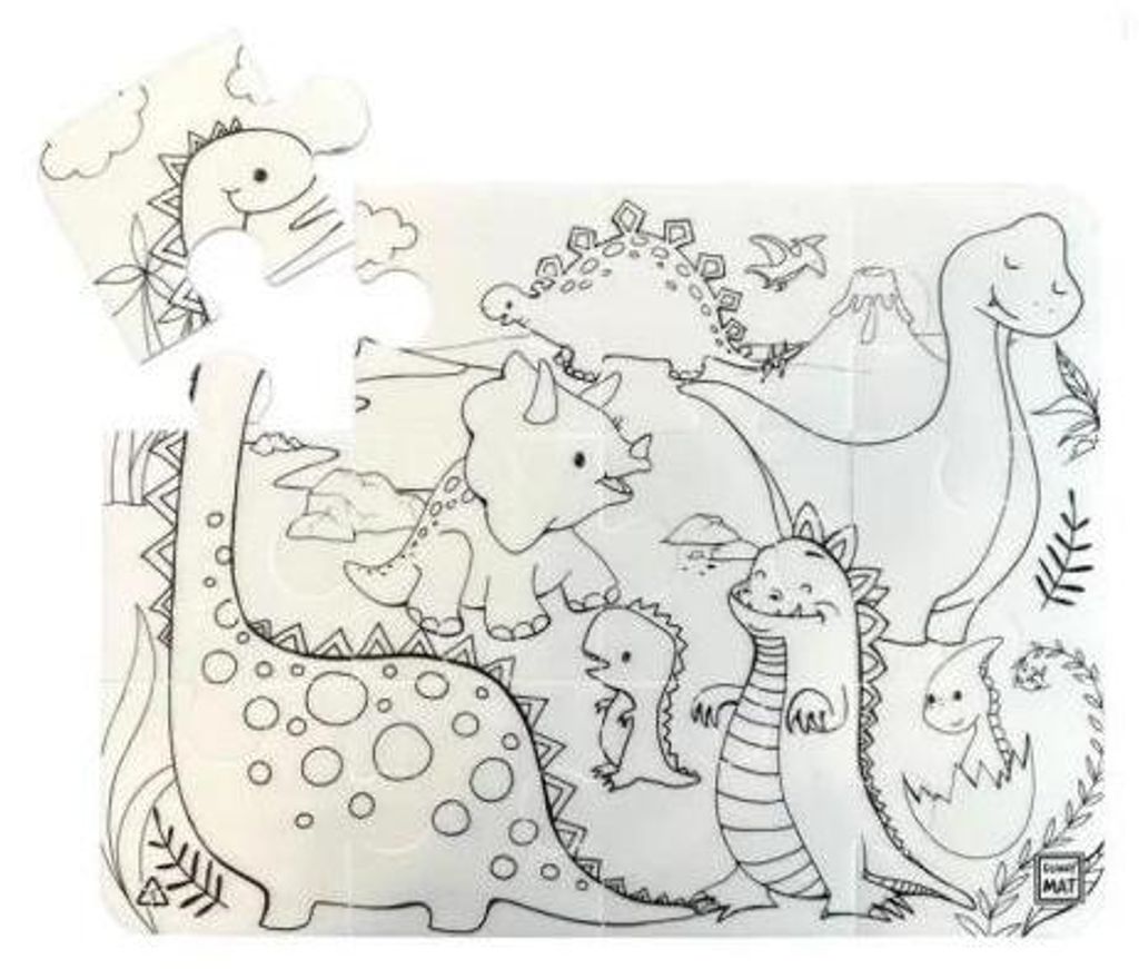 Puzzle „Lustige Dinosaurier“ von STRIGO