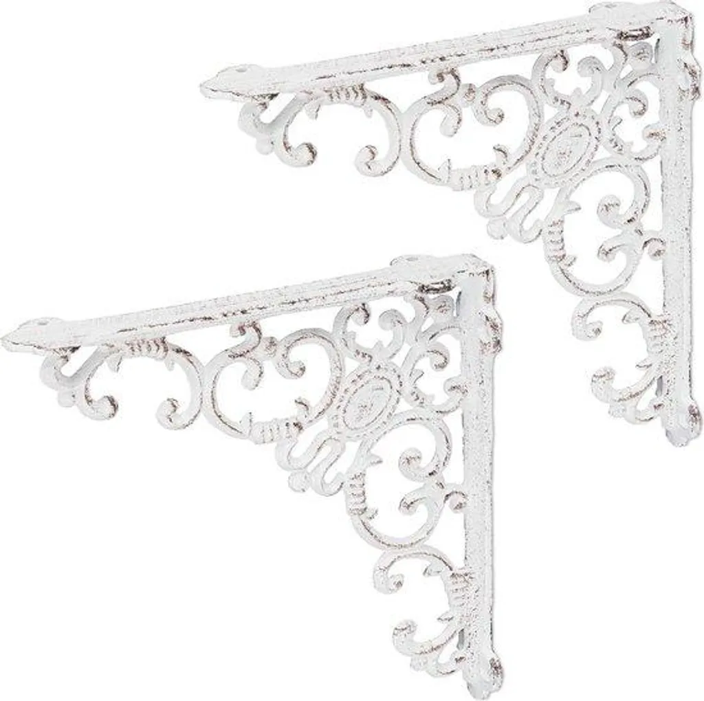 Lot de 2 tiroirs en fonte pour meuble ancien style blanc vintage