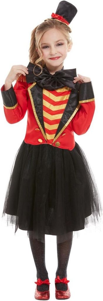 Smiffys - "Deluxe" Kostüm Set für Mädchen SM2543 (110-116) (Rot/Schwarz)