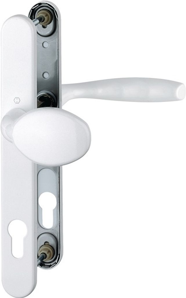 Hoppe Profiltür-Wechselgarnitur New York 76G / 3346 / 1810 Lochung PZ Entfernung 92mm F9016 - 3257451