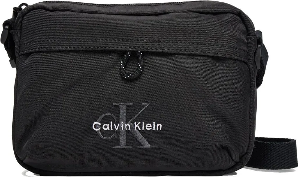 Sacoche Calvin Klein Noir pour Homme - Sac Idéal Travail et Voyages Urbains