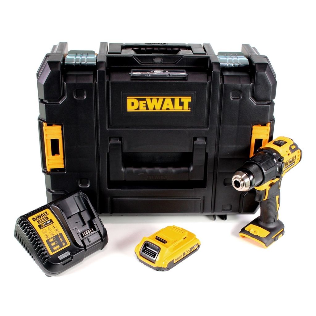 DeWalt DCD 709 D1T Akku Schlagbohrschrauber 18V 65Nm + 1x Akku 2,0Ah + Ladegerät in TSTAK Box