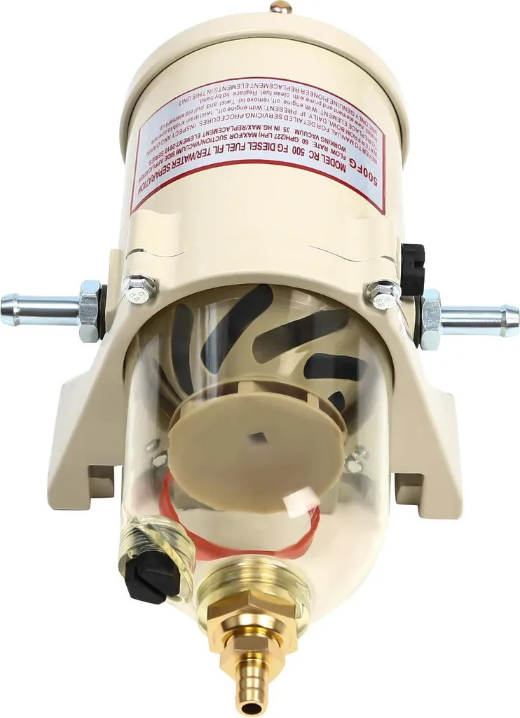 Filtro Carburante Diesel 500FG/500FH Separatore Acqua 227 L/h Professionale