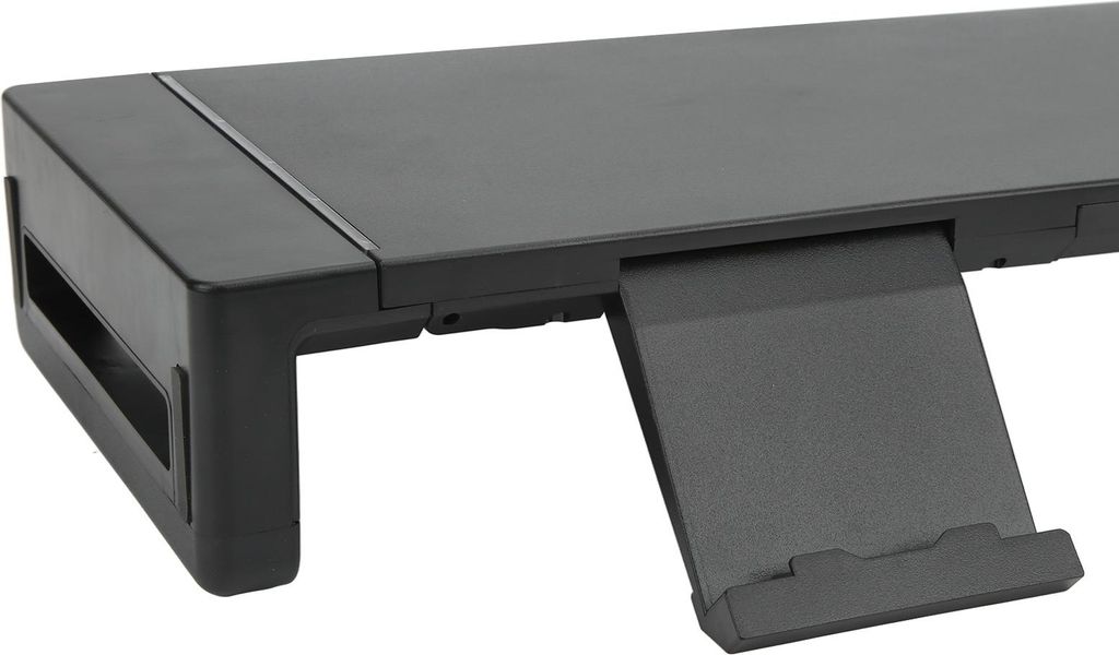 Monitorständer-Riser, multifunktionaler Schreibtisch-Organizer, Laptop-Regal mit Aufbewahrungsschublade, Telefonhalter für