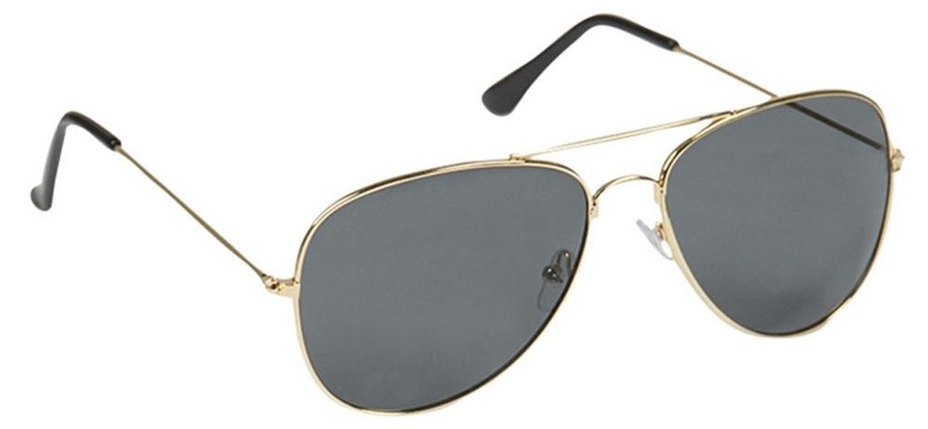 Pilotensonnenbrille gold mit Etui Produktbild 