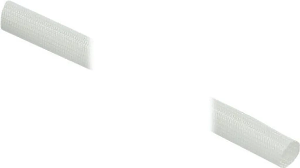 Delock 18923 Guaina Trecciata in Fibra di Vetro Bianca - 5m x 2mm Isolante