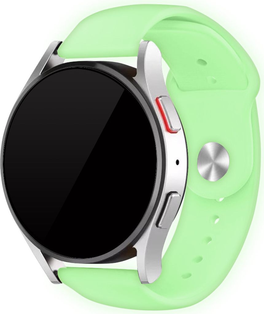Strap-it Samsung Galaxy Watch 6 Classic 43mm Glow in the Dark Armband (Lind)