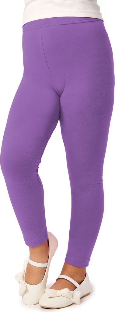 Merry Style Mädchen Lange Leggings aus Viskose MS10-130 (Purpur, 158 cm)