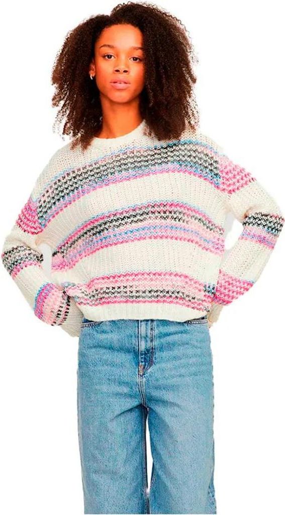 Jack & Jones Simone Space Dye Jjxx Pullover Weiß S Damen Weiß S