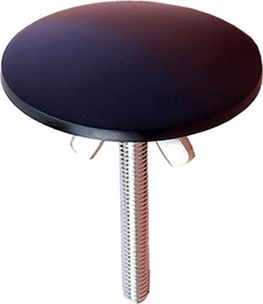 INF Spülbecken Loch Abdeckung: Küchenbecken Dichtstopfen & Dekokappe - Zinklegierung & Edelstahl Schwarz