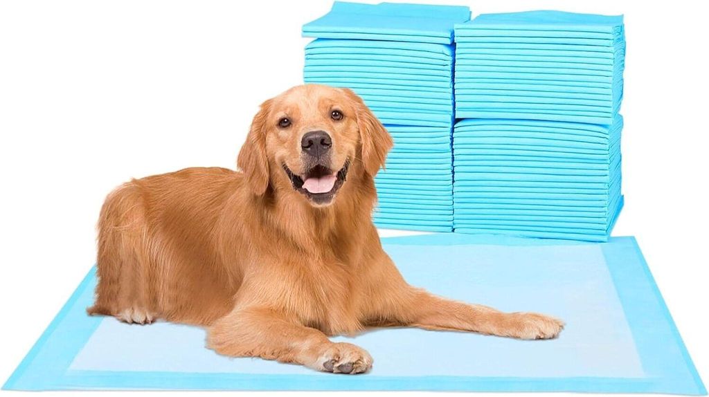 50x Welpenunterlagen 45x60 cm, Saugstarke Hundetrainingspads für Welpen, Senioren & Inkontinenz