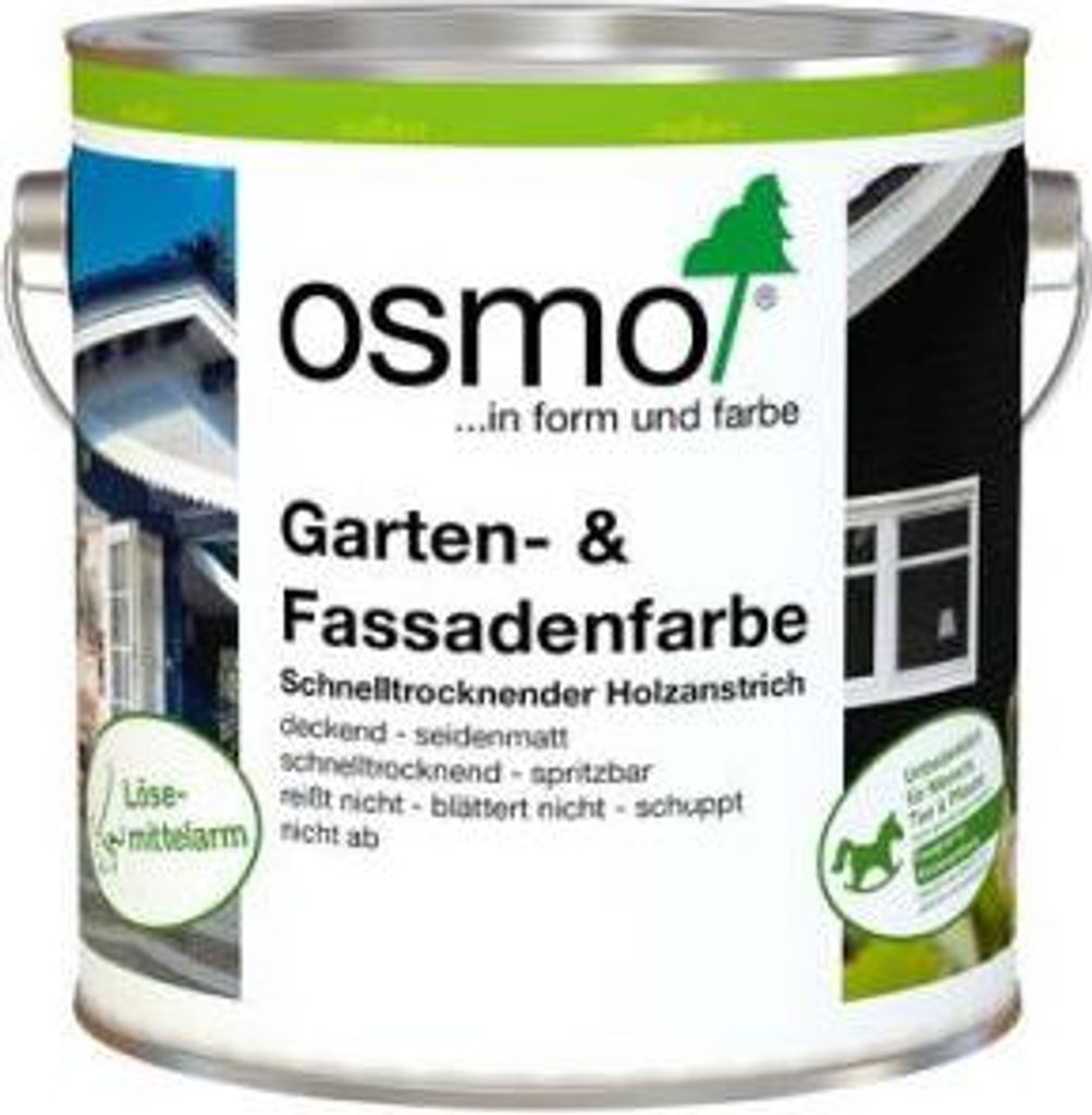 Osmo Garten- & Fassadenfarbe Graubeige (RAL 1019) 2,50 l - 13100346