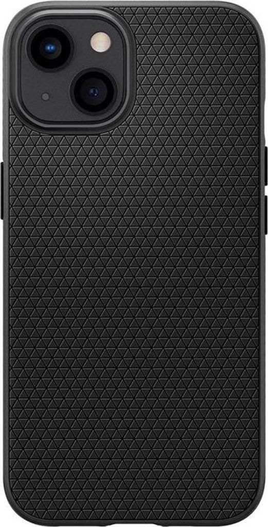 A black iPhone case with a textured surface.