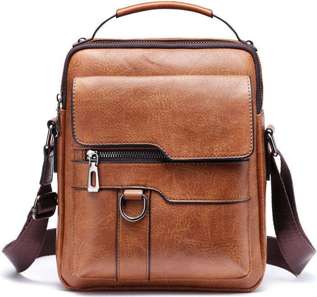 deForde Herren Schultertaschen Kunstleder Citytaschen Produktbild 