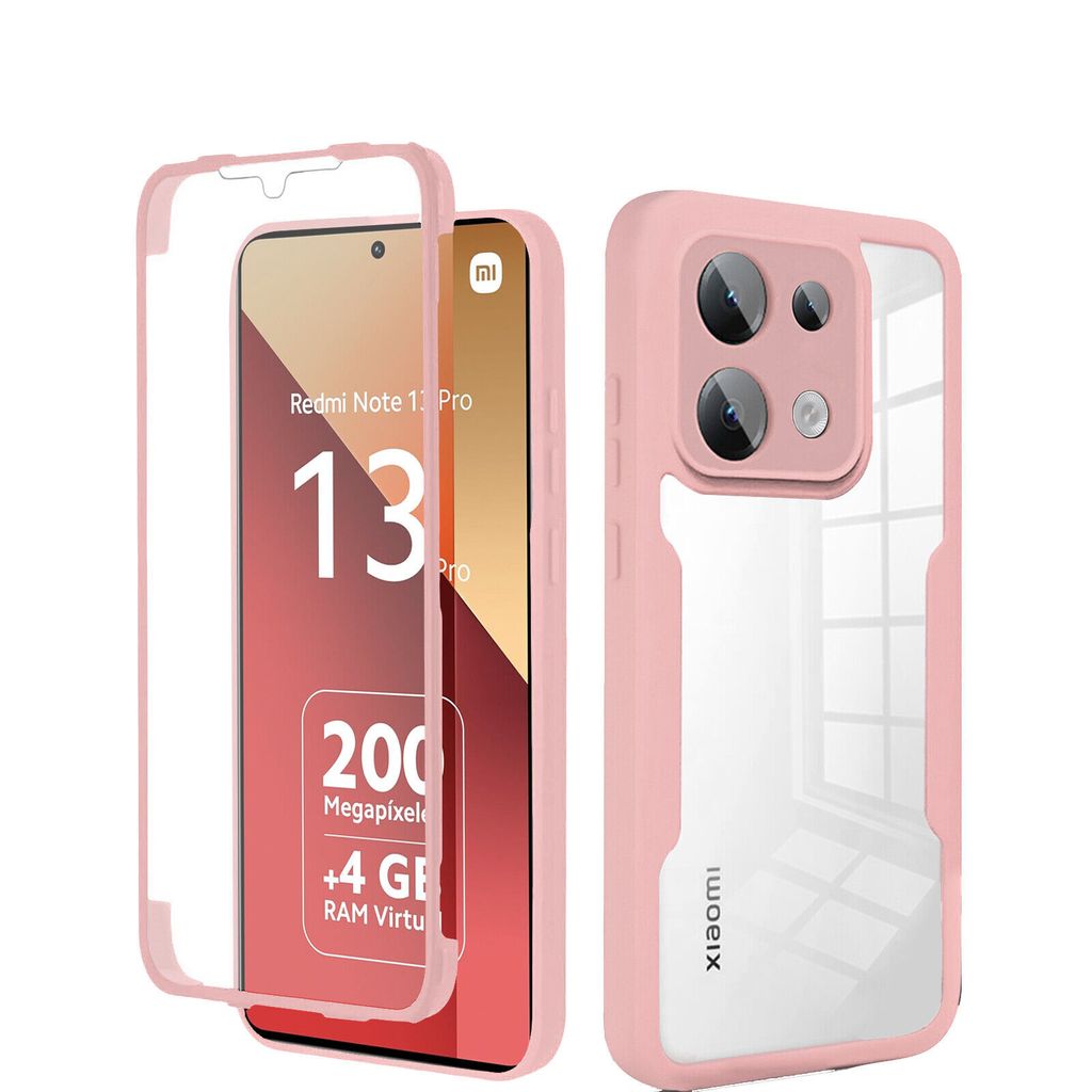 360° Grad Hülle Xiaomi Redmi Note 13 Pro 4G mit Produktbild 