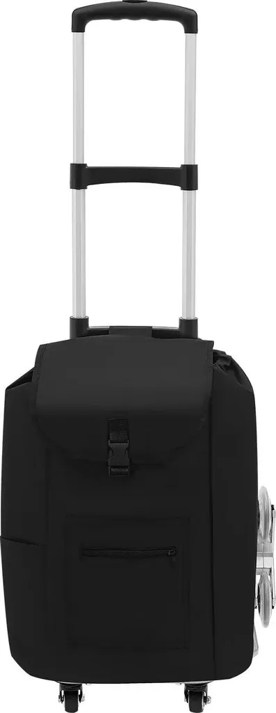 Carrello a Mano Pieghevole Saliscale Nero - Acciaio Robusto 70kg