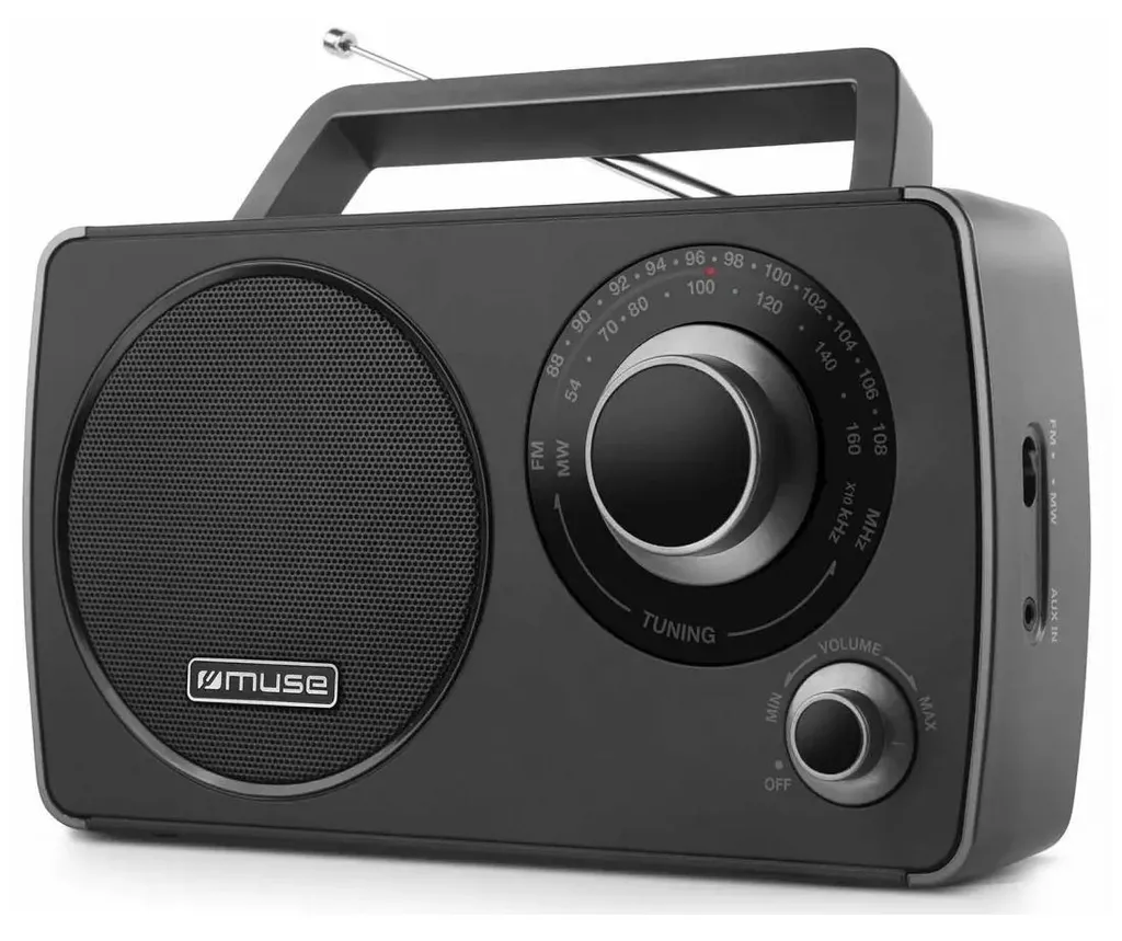 Écoutez la Radio sans Interférence avec la Muse M-075 R et Entrée AUX