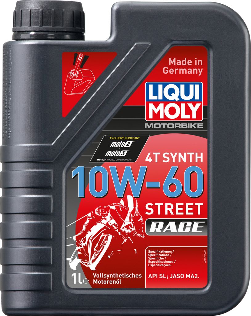 Liqui Moly Motorbike 4T Synth 10W-60 Street Race 1 Liter Produktbild 