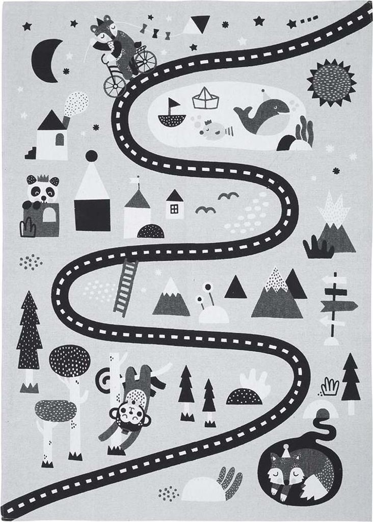 Södahl Kinder-Teppich 95x130cm für Kinderzimmer MAGIC FORREST