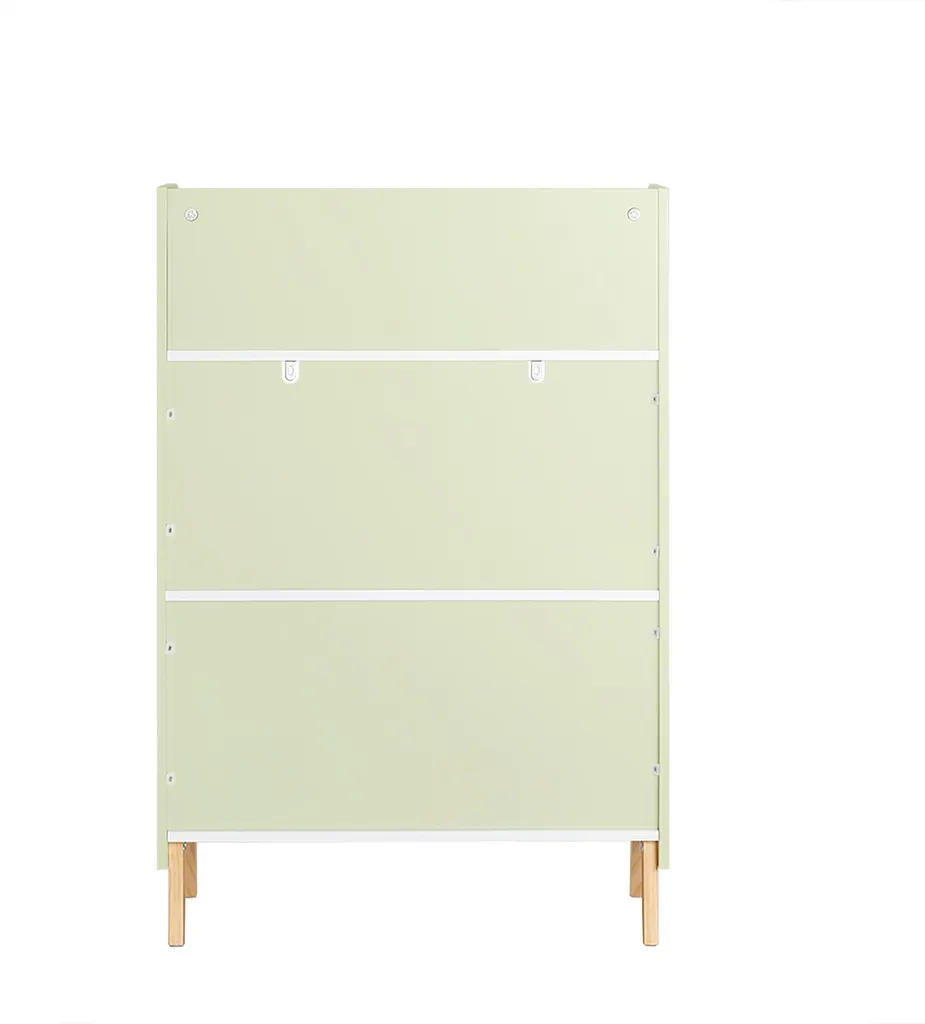 Étagère de rangement robuste pour enfant, coloris vert clair et compact - 2