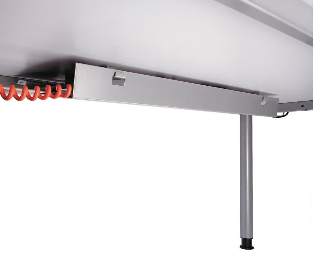 Kabelwanne, BxTxH 900x220x70 mm, lichtgrau