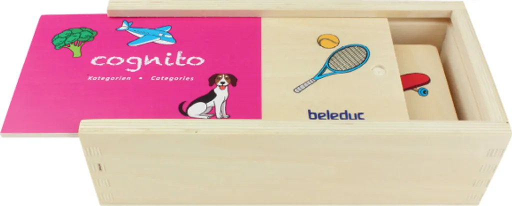 Jeu éducatif en bois Puzzle Cognito Catégories Beleduc pour maternelle