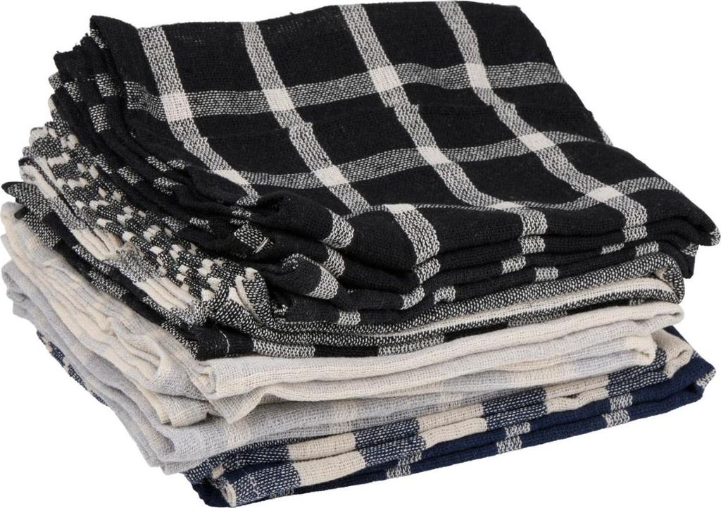 Lifetime Clean Geschirrtücher Set – 10 Stück Küchentücher Baumwolle 70x45 cm – Geschirrtuch Baumwolle Waschbar – Für Küche, Haushalt od...