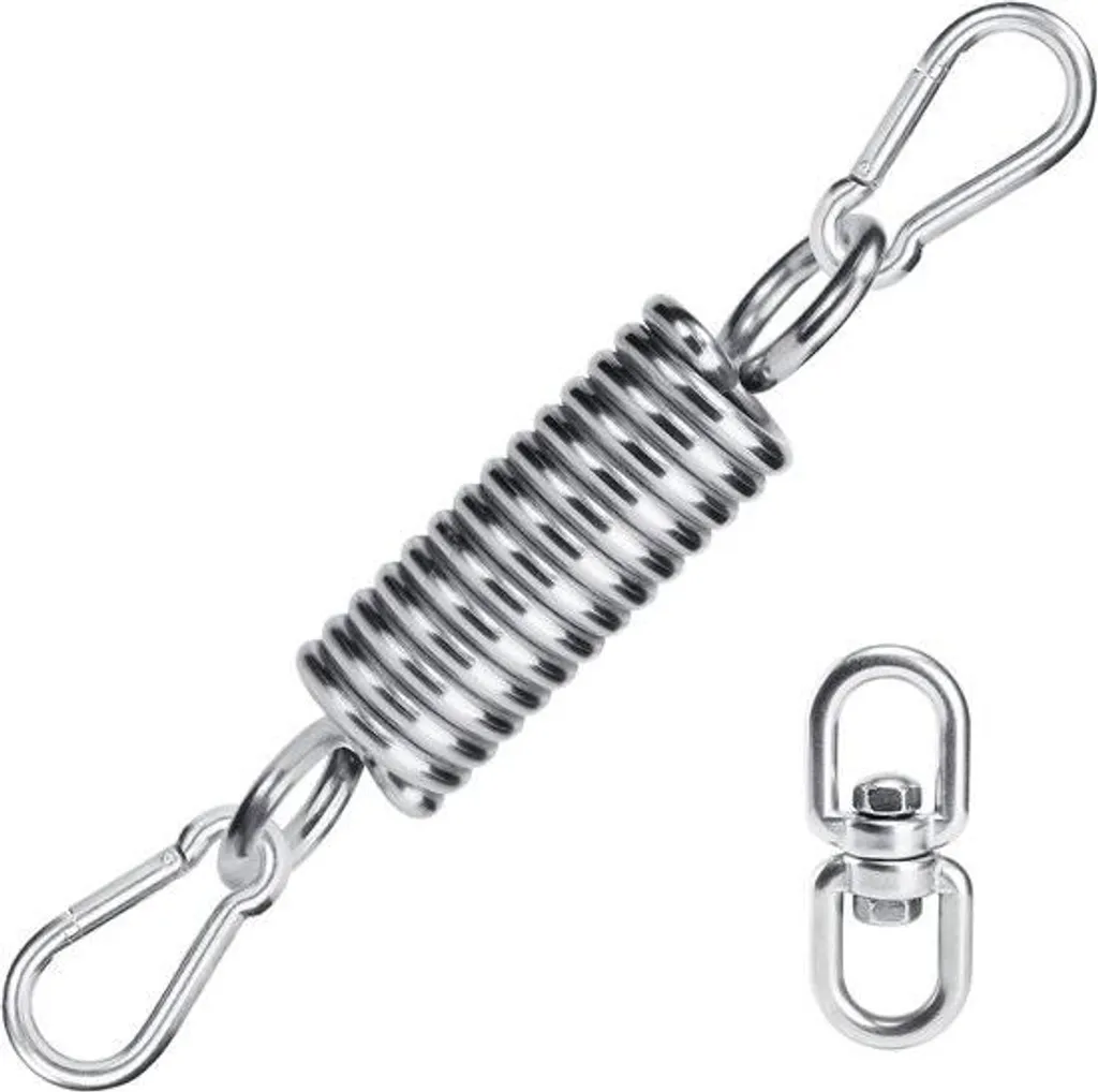 Ressort fauteuil suspendu inox 304 pivotant 360° charge maximale 200kg
