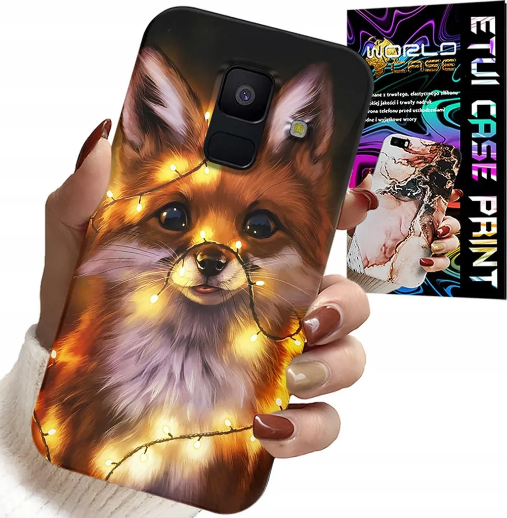 Custodia Samsung A6 2018 Volpe: Un Tocco di Magia per il tuo Smartphone