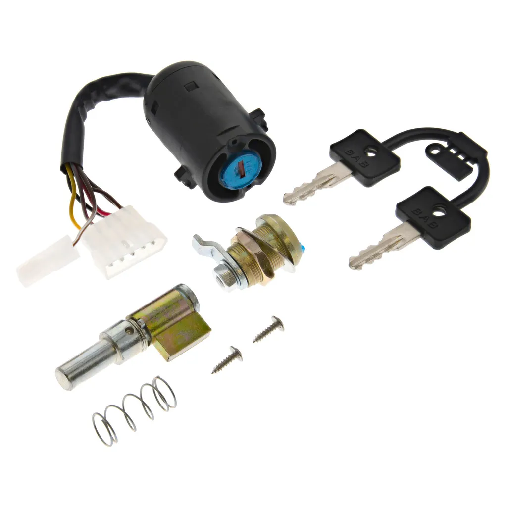 Ensemble de Serrures de Rechange pour Simson SR50 SR80 avec Clés - 8
