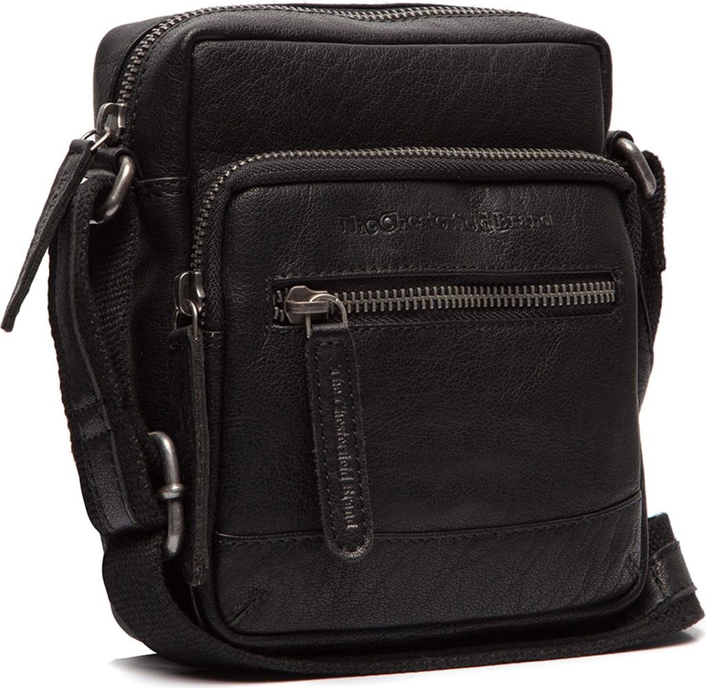 The Chesterfield Brand Umhängetasche Schultertasche Cordoba Crossover Bag Black schwarz