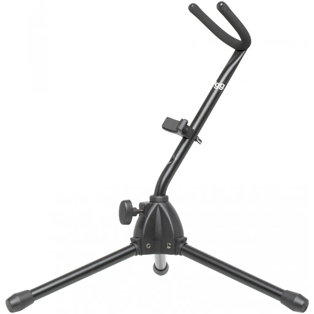 Stagg WIS-A30 Support Pliable pour Saxophone Alto et Ténor en Acier Noir