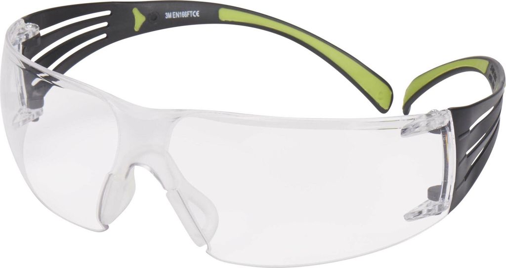 3M 7100078989, Bezpečnostní brýle, Černá, Šedá, Průhledná, Obrázek produktu 