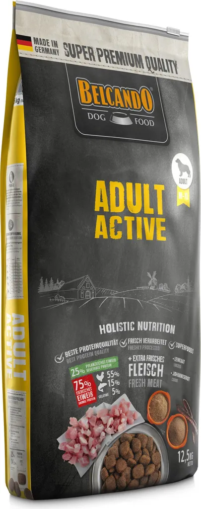 BELCANDO Adult Active 12,5 kg contre la fatigue des chiens actifs