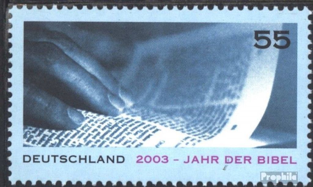 Briefmarken BRD (BR.Deutschland) 2003 Mi 2312 (kompl.Ausg.) postfrisch Jahr der BIbel