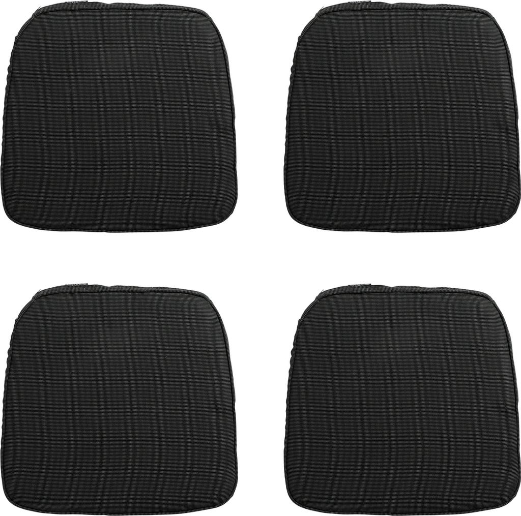 Madison - Sitzkissen Wicker Rib schwarz - Ca. 48x48 cm - Produktbild 