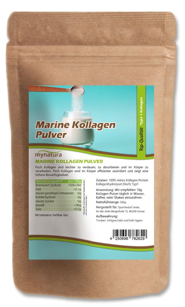 Mynatura Fischkollagen Pulver – in verschiedenen Größen - Produktbild 