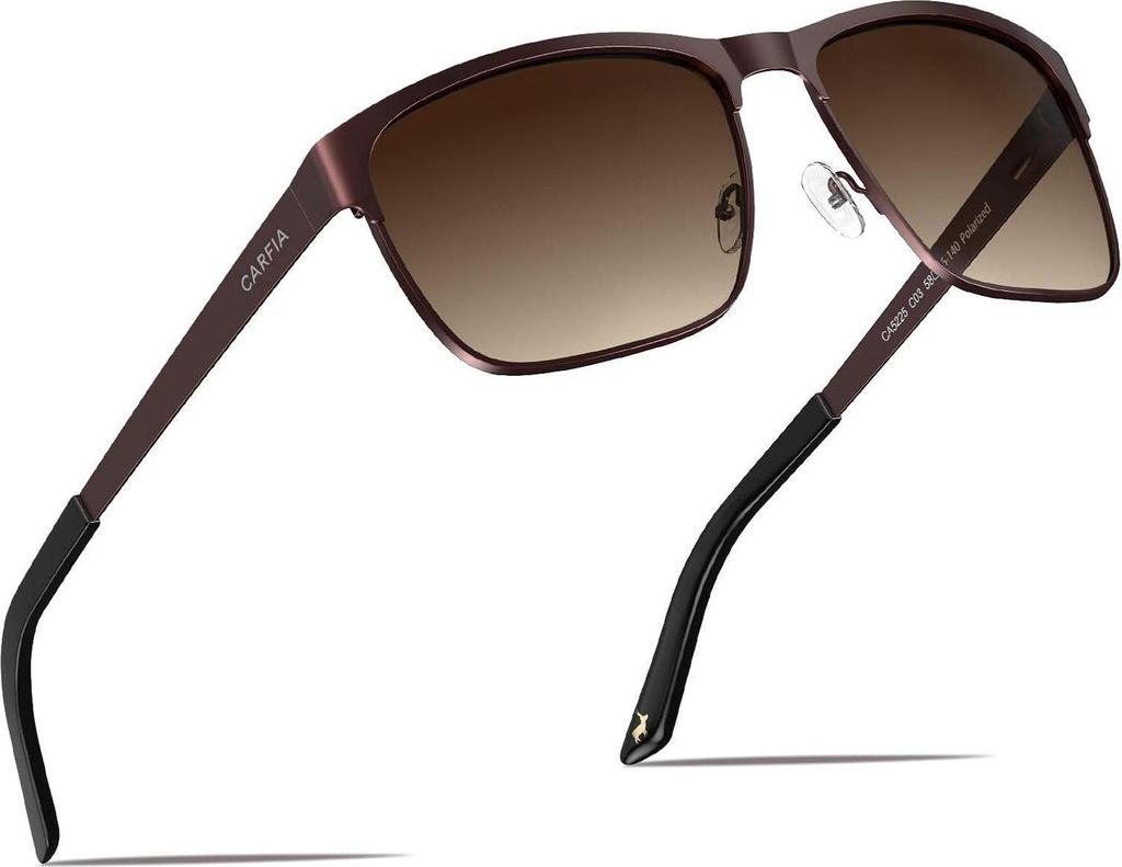 Polarisierte Herren Sonnenbrille Metallrahmen UV 400 Produktbild 