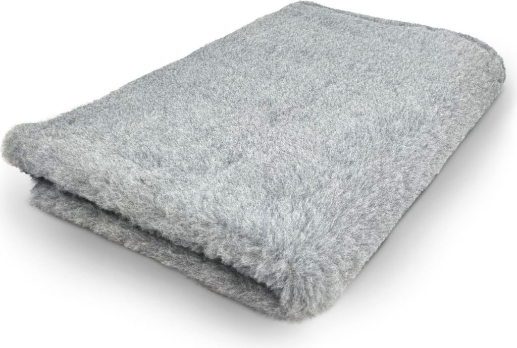 Vetbed Grey Plain – Rutschfeste Hundematte, Welpenteppich – Hundeteppich, Bankmatte, Tiermatte – für Wurfkiste und Hundebox – maschinenwas...