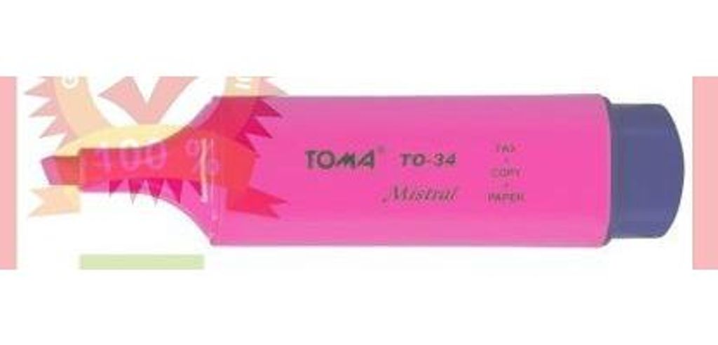 Mistral-Textmarker, rosa (10 Stück) TOMA