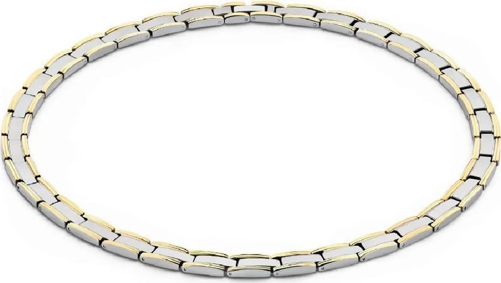 Collier Danish Design Hadsten Titane Two-Tone IJ110N2 - Élégance