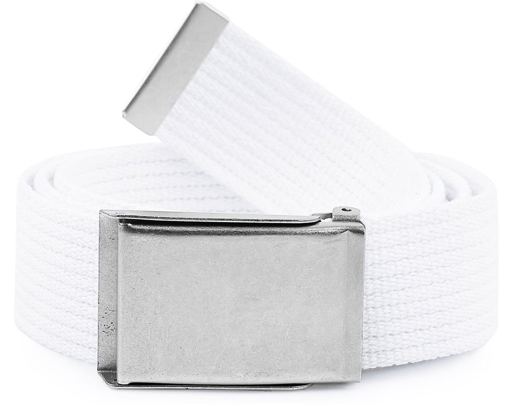 Ceinture pour homme Ladeheid en tissu P10 (blanc-argent, Image du produit 