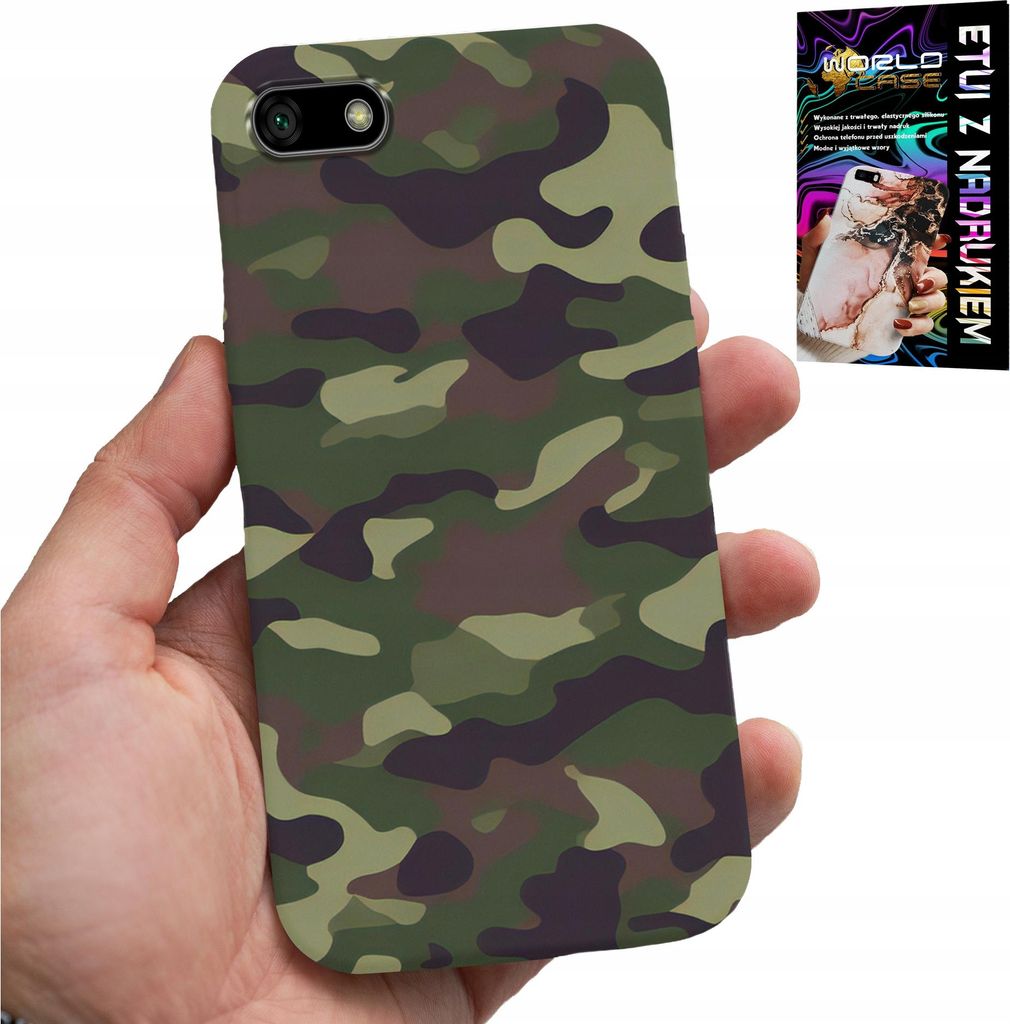 Etui Für Huawei Y5 2018 - Moro, Militärische Farben Militaryfan Etui